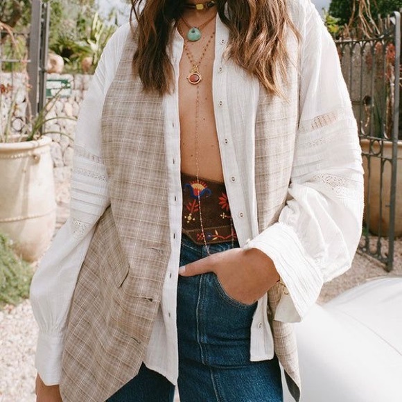 Spell Arizona Vest in Check size S - Picture 7 of 9